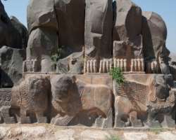 The site contains the Ain Dara temple which was ma The site contains the Ain Dara temple which was made between the tenth to eighth centuries BC. It also has a Roman amphitheater and two old Roman brid